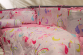 Pink Unicorns - Crib Bedding Set